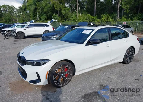 2025 BMW 330I from USA, damaged, VIN 3MW69CW04S8F21186